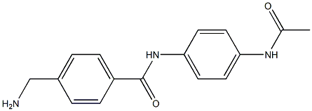 N-[4-(acetylamino)phenyl]-4-(aminomethyl)benzamide