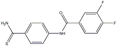 N-[4-(aminocarbonothioyl)phenyl]-3,4-difluorobenzamide