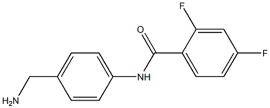 N-[4-(aminomethyl)phenyl]-2,4-difluorobenzamide