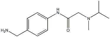 N-[4-(aminomethyl)phenyl]-2-[isopropyl(methyl)amino]acetamide