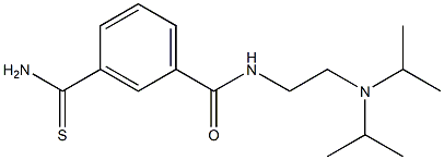 N-{2-[bis(propan-2-yl)amino]ethyl}-3-carbamothioylbenzamide