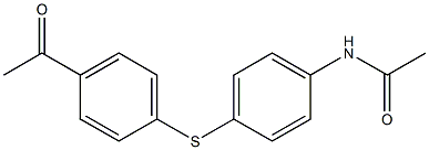 N-{4-[(4-acetylphenyl)sulfanyl]phenyl}acetamide Structure