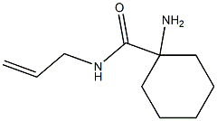 N-allyl-1-aminocyclohexanecarboxamide Structure
