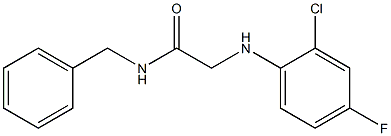 N-benzyl-2-[(2-chloro-4-fluorophenyl)amino]acetamide