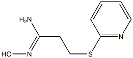 N'-hydroxy-3-(pyridin-2-ylsulfanyl)propanimidamide