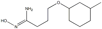  N'-hydroxy-4-[(3-methylcyclohexyl)oxy]butanimidamide