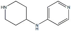 N-piperidin-4-ylpyridin-4-amine,,结构式
