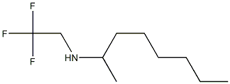 octan-2-yl(2,2,2-trifluoroethyl)amine Struktur