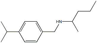 pentan-2-yl({[4-(propan-2-yl)phenyl]methyl})amine Structure