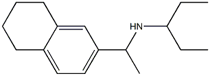 pentan-3-yl[1-(5,6,7,8-tetrahydronaphthalen-2-yl)ethyl]amine Struktur