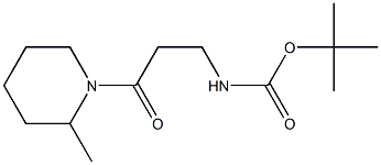 tert-butyl 3-(2-methylpiperidin-1-yl)-3-oxopropylcarbamate