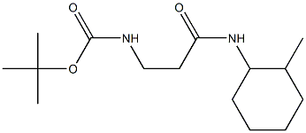 tert-butyl 3-[(2-methylcyclohexyl)amino]-3-oxopropylcarbamate