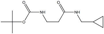 tert-butyl 3-[(cyclopropylmethyl)amino]-3-oxopropylcarbamate