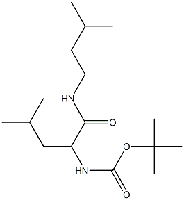 tert-butyl N-{3-methyl-1-[(3-methylbutyl)carbamoyl]butyl}carbamate