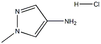 1-Methyl-1H-pyrazol-4-ylamine hydrochloride Structure