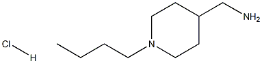 4-Aminomethyl-1-N-butylpiperidine hydrochloride Structure