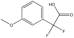 Difluoro-(3-methoxyphenyl)acetic acid Structure