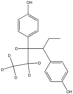 Hexestrol-d6 结构式