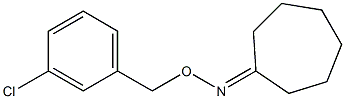 Cycloheptanone O-(3-chloro-benzyl)-oxime Structure