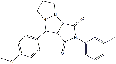9-(4-methoxyphenyl)-2-(3-methylphenyl)tetrahydro-5H-pyrazolo[1,2-a]pyrrolo[3,4-c]pyrazole-1,3(2H,3aH)-dione