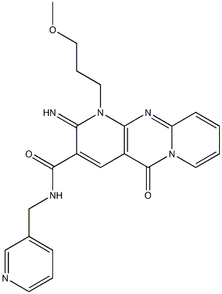 2-imino-1-(3-methoxypropyl)-5-oxo-N-(pyridin-3-ylmethyl)-1,5-dihydro-2H-dipyrido[1,2-a:2,3-d]pyrimidine-3-carboxamide