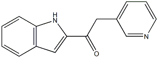 1-(1H-indol-2-yl)-2-(3-pyridinyl)ethanone Structure