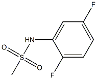 N-(2,5-difluorophenyl)methanesulfonamide,,结构式