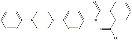 6-{[4-(4-phenyl-1-piperazinyl)anilino]carbonyl}-3-cyclohexene-1-carboxylicacid