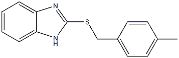 1H-benzimidazol-2-yl 4-methylbenzyl sulfide Structure
