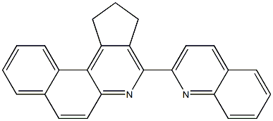 4-(2-quinolinyl)-2,3-dihydro-1H-benzo[f]cyclopenta[c]quinoline