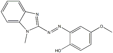 4-methoxy-2-[(1-methyl-1H-benzimidazol-2-yl)diazenyl]phenol