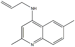N-allyl-2,6-dimethylquinolin-4-amine Structure