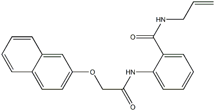  N-allyl-2-{[(2-naphthyloxy)acetyl]amino}benzamide