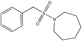 1-[(phenylmethyl)sulfonyl]azepane 结构式