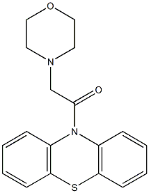 10-(4-morpholinylacetyl)-10H-phenothiazine Structure