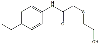 N-(4-ethylphenyl)-2-[(2-hydroxyethyl)sulfanyl]acetamide