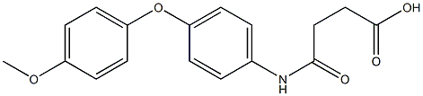 4-[4-(4-methoxyphenoxy)anilino]-4-oxobutanoic acid