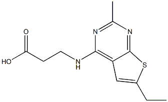 N-(6-ethyl-2-methylthieno[2,3-d]pyrimidin-4-yl)-beta-alanine