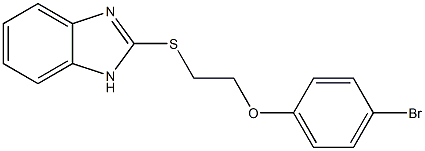2-(1H-benzimidazol-2-ylthio)ethyl 4-bromophenyl ether