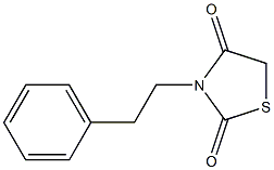 3-(2-phenylethyl)-1,3-thiazolidine-2,4-dione Structure