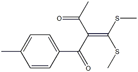 2-[bis(methylsulfanyl)methylene]-1-(4-methylphenyl)-1,3-butanedione