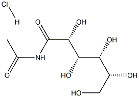 N-乙酰氨基葡萄糖盐酸盐,,结构式