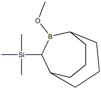9-Methoxy-10-trimethylsilanyl-9-borabicyclo(3.3.2)decane 结构式