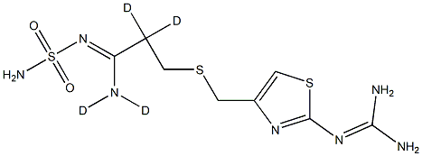 Famotidine-d4 Struktur