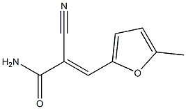 (E)-2-cyano-3-(5-methyl-2-furyl)-2-propenamide