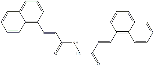 (E)-3-(1-naphthyl)-N'-[(E)-3-(1-naphthyl)-2-propenoyl]-2-propenohydrazide