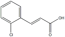 (E)-3-(2-chlorophenyl)-2-propenoic acid Struktur