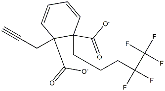 1-(4,4,5,5,5-pentafluoropentyl) 2-(2-propynyl) phthalate Structure