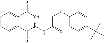 2-[(2-{2-[4-(tert-butyl)phenoxy]acetyl}hydrazino)carbonyl]benzoic acid