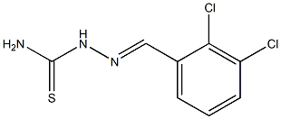 2-[(E)-(2,3-dichlorophenyl)methylidene]-1-hydrazinecarbothioamide Struktur